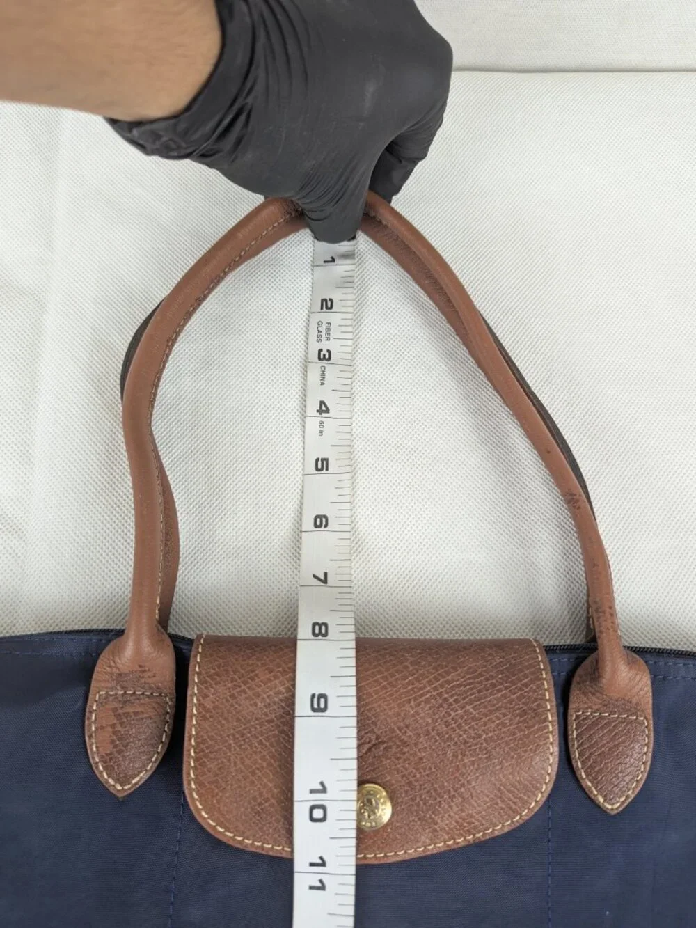 Longchamp Le Pliage Nylon Tote Bag Blue – Used Gently – Ships Fast – AUTHENTIC